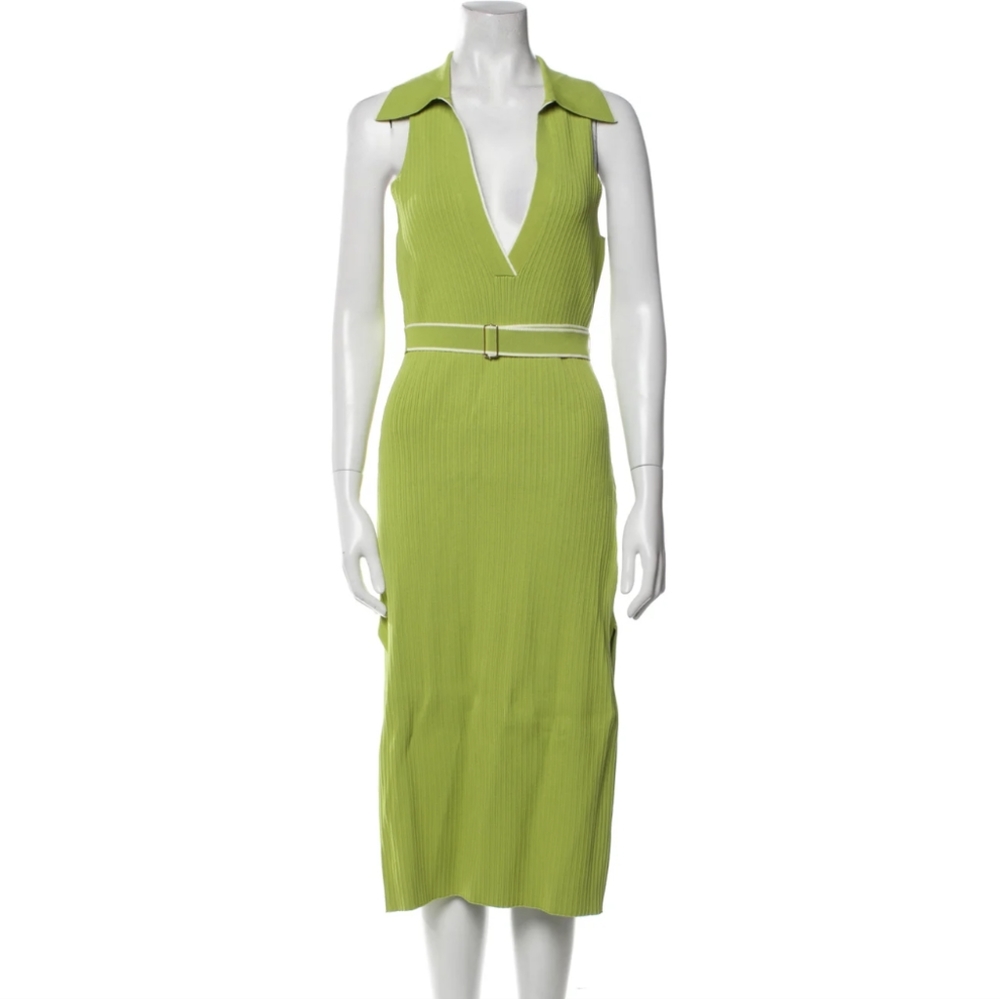 Nicholas Giuliana Plunge Midi dress